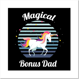 magical bonus dad..bonus dad fathers day gift Posters and Art